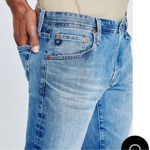 AG Adriano Goldschmied Straight Leg Denim Pant| 31X32| Like New, Light/M…